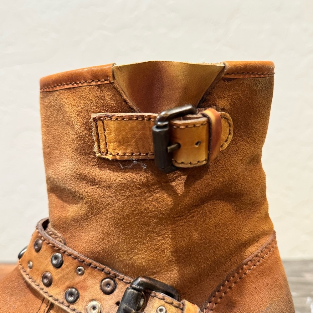 Vintage Foundry Co. Miriam Studded Leather Combat Boots - Picture 2 of 13